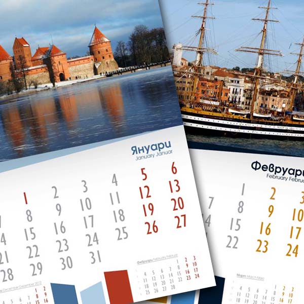 Календар Европа